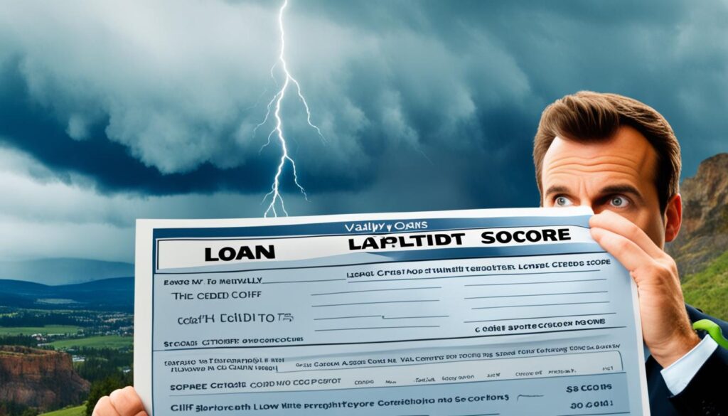 loan credit score impact